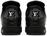 Louis Vuitton Trainer 'Embossed Monogram - Black - Image 4