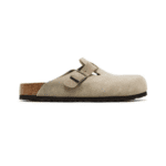 Boston Suede Leather 'Taupe